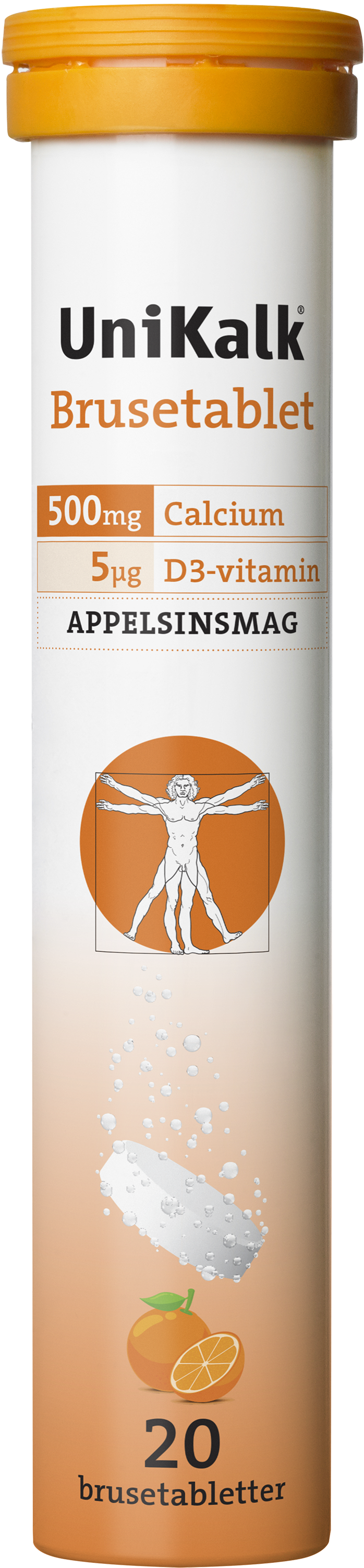 UniKalk Appelsinsmag Packshot