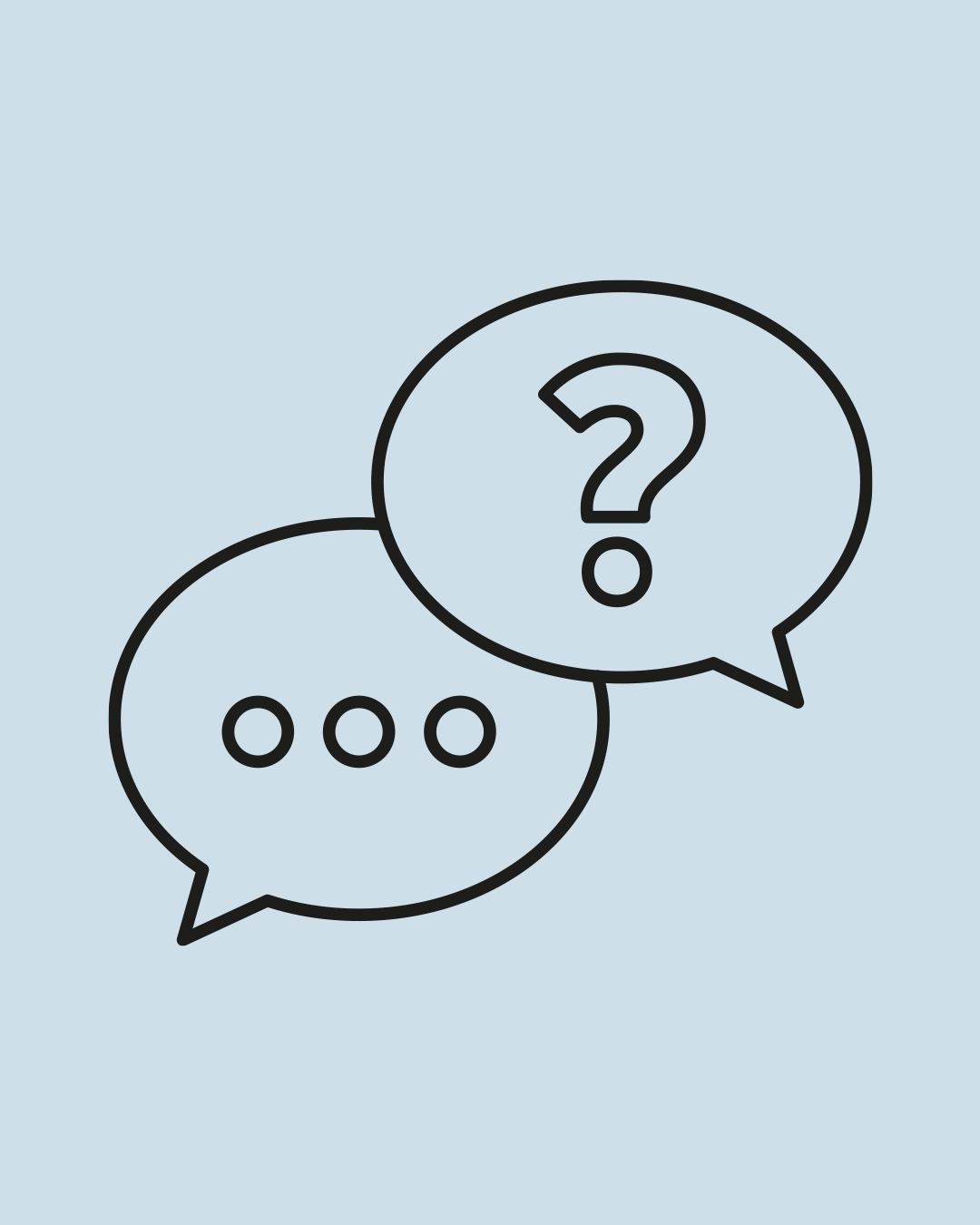 spørgsmål og svar illustration